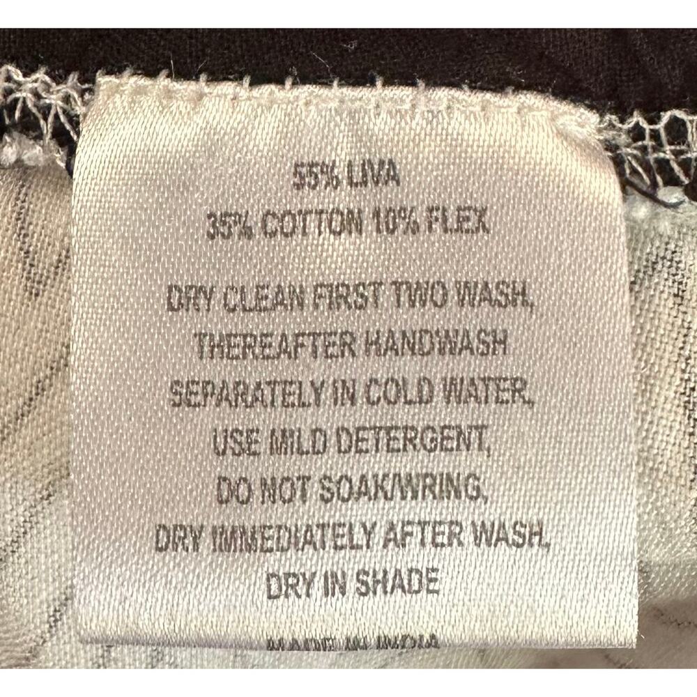 Global Desi Liva Blend Maxi Dress Black White Size M - Picture 11 of 11